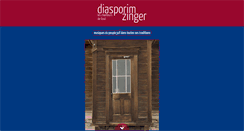 Desktop Screenshot of diasporim-zinger.com